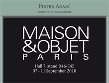 Tablet Screenshot of pieter-adam.com